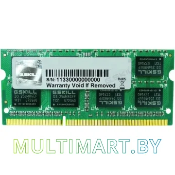 Оперативная память G.SKILL 8GB DDR3 SODIMM PC3-12800 (F3-1600C11S-8GSL)